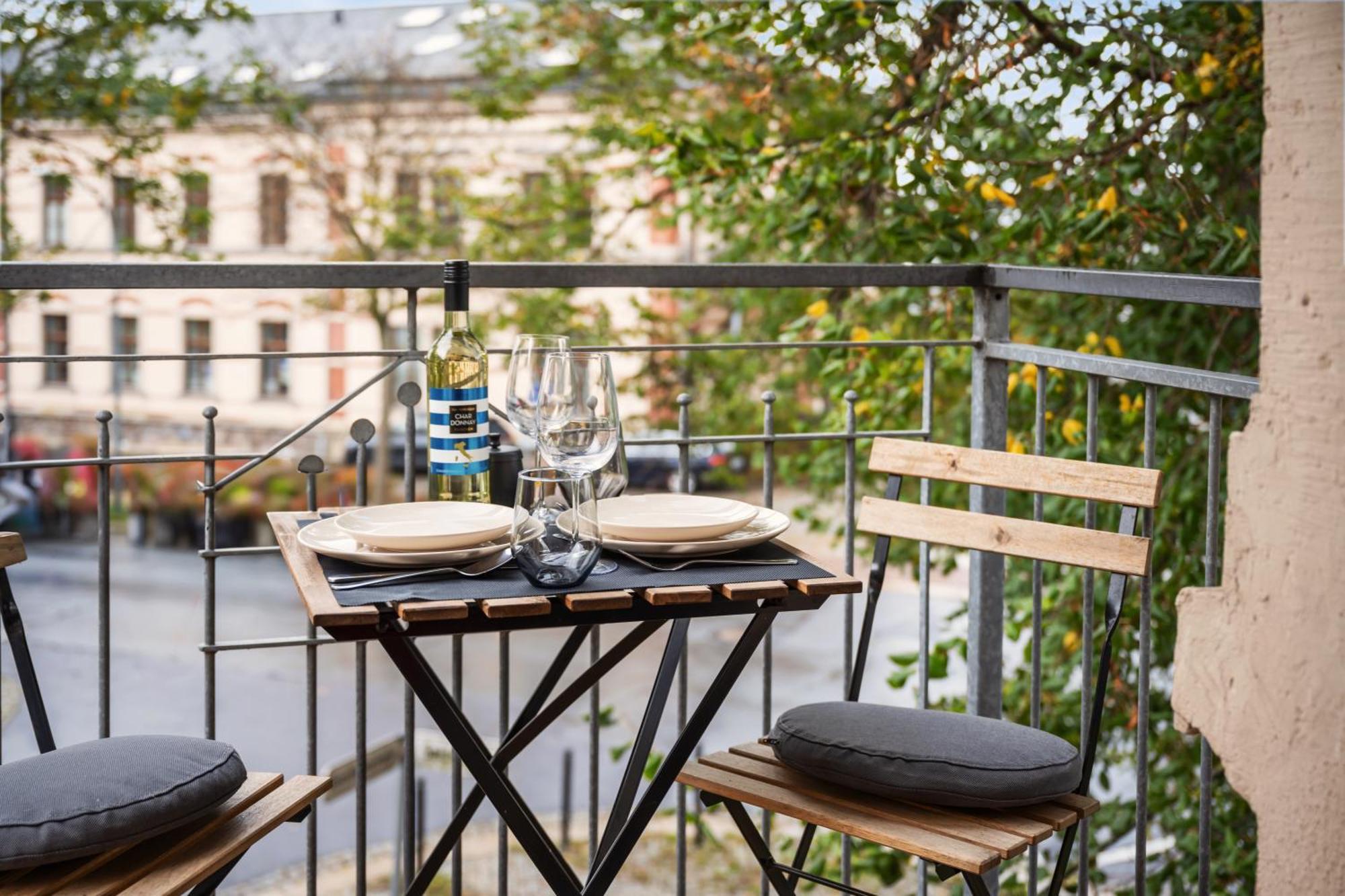 Edler Wohnraum Schlossteich-Suite 3 Sz Mit Zwei Balkonen, Kaffeevollautomat, Kamin, Klima, Lift & Zwei Parkplaetzen Chemnitz Exterior foto